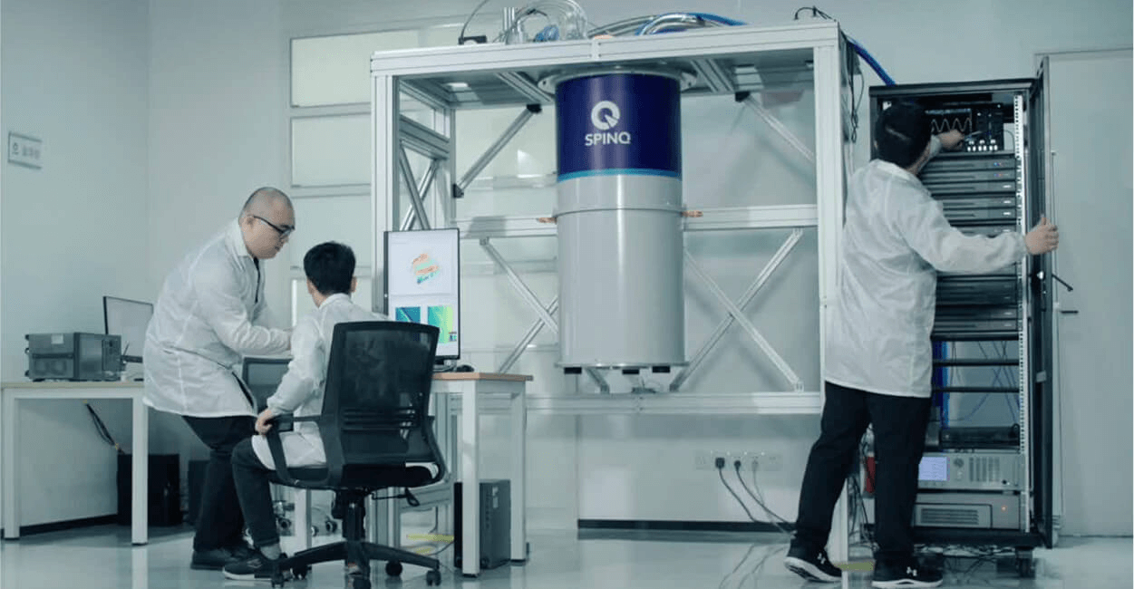 SpinQ Experts Help Install Commercial Quantum Computer
