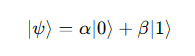 A qubit can exist in a superposition of both states