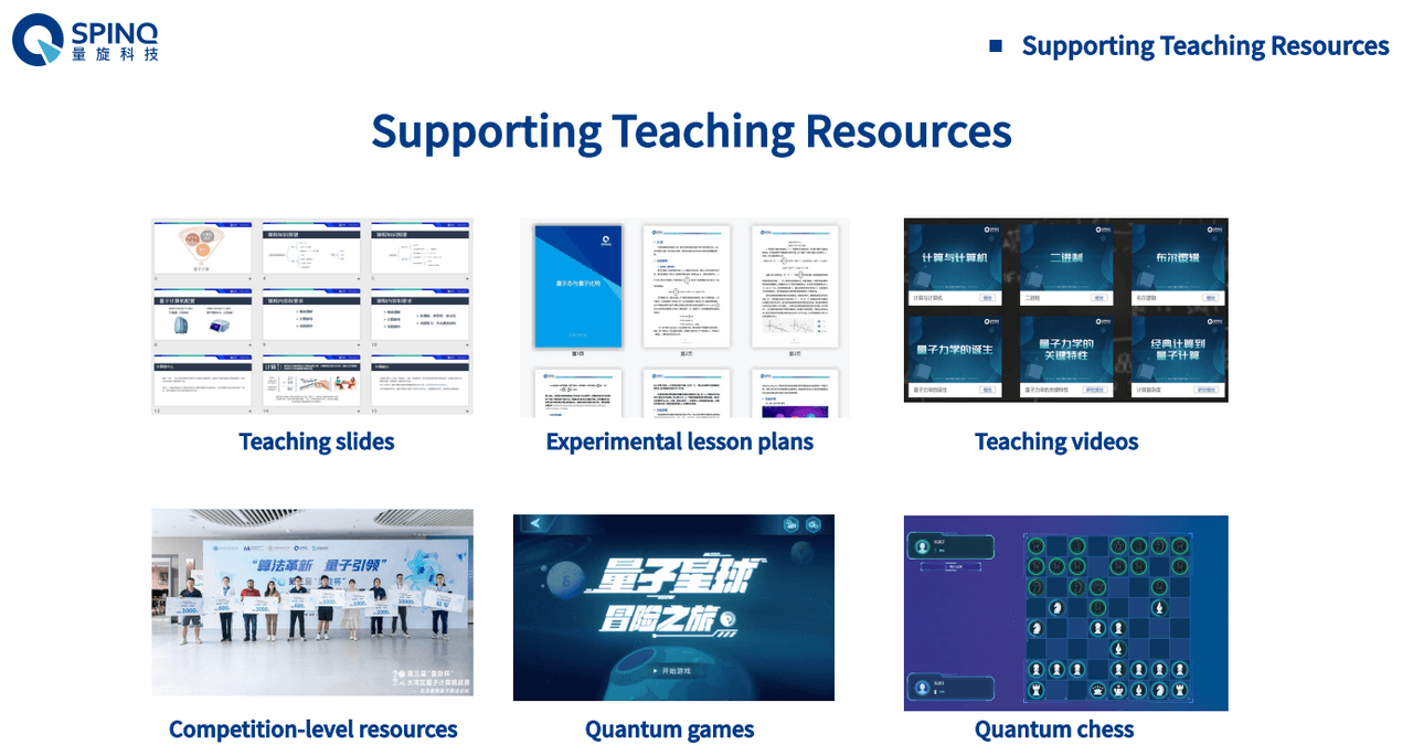  SpinQ Offers Comprehensive Quantum Teaching and Learning Resources