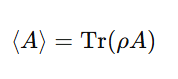 Density Matrix Supports Expectation Values