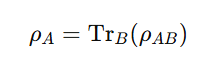 Reduced Density Matrix and Entanglement