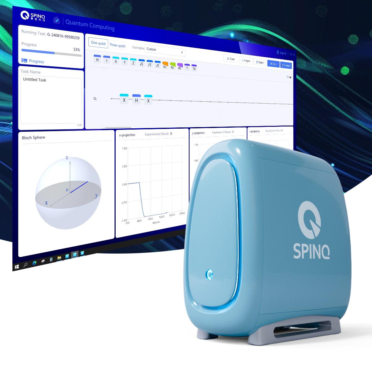 SpinQ Triangulum 3-qubit Desktop NMR Quantum Computer